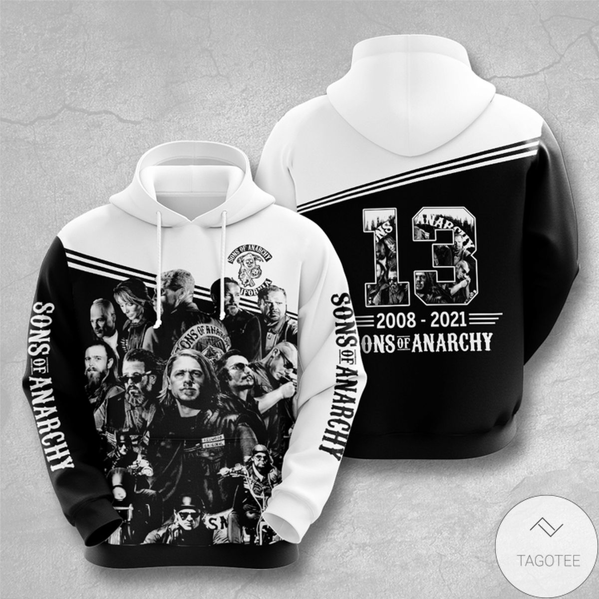 Sons Of Anarchy 13 Years Anniversary 3d Hoodie