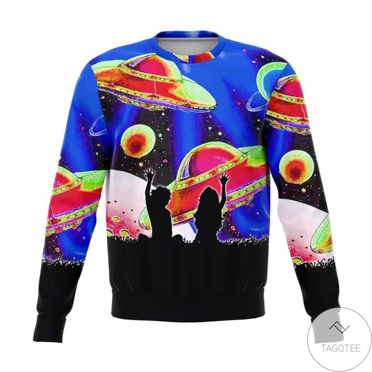 Space Gazer Ugly Christmas Sweater