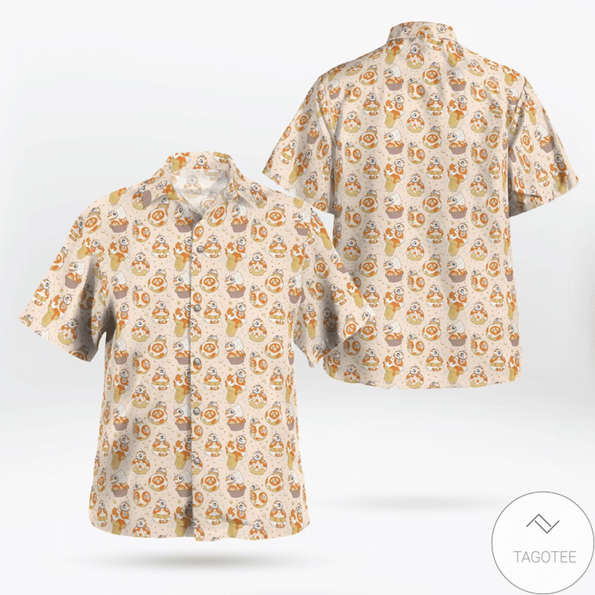 Star Wars Mini Pattern Printed Hawaiian Shirt