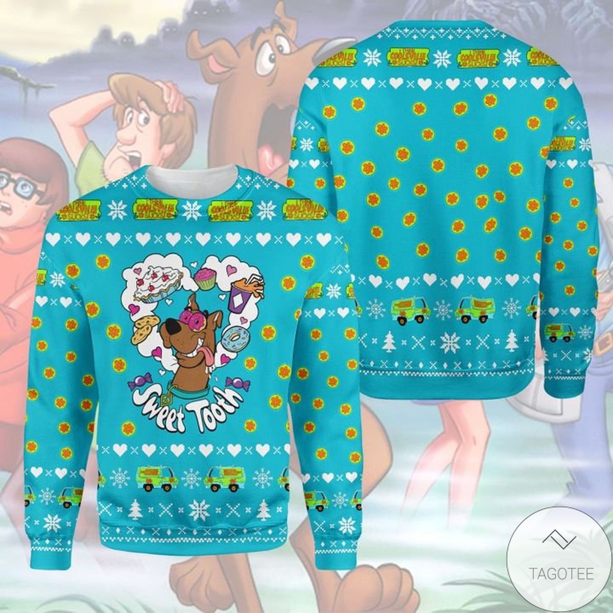 Sweet Tooth Scooby Doo Ugly Christmas Sweater