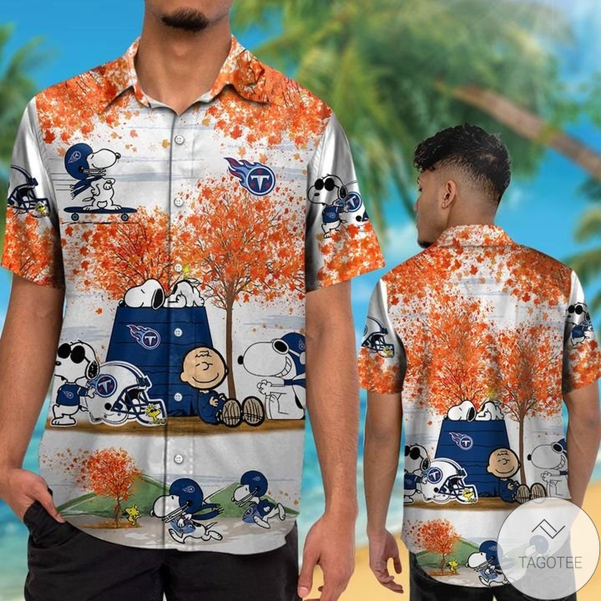 Tennessee Titans Snoopy Autumn Hawaiian Shirt
