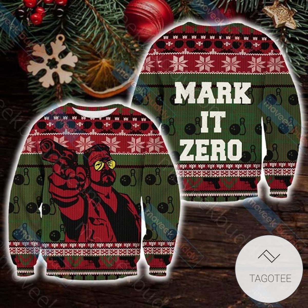The Big Lebowski Walter Sobchak For Unisex Sweatshirt Knitted Ugly Christmas Sweater