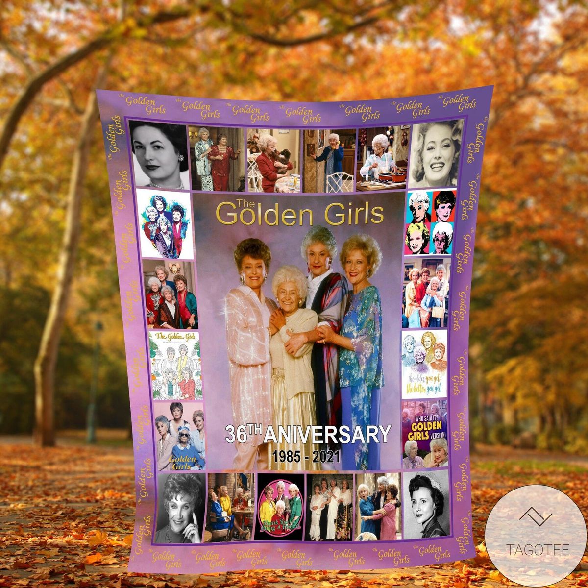 The Golden Girls Sitcom Movie 36th Anniversary Blanket