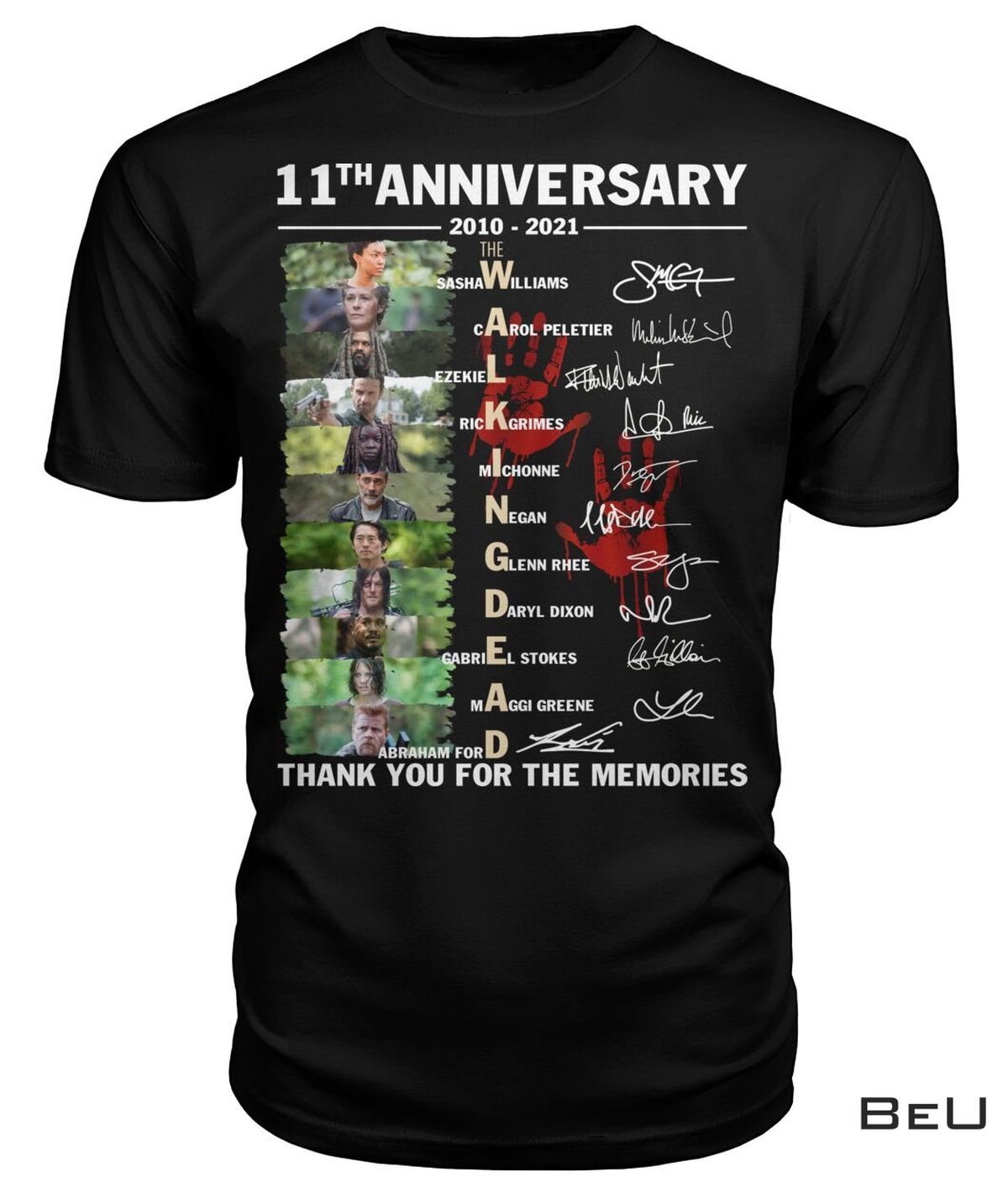 The Walking Dead 11th Anniversary 2010 2021 Thank You For The Memorie Shirt