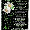 To My Daughter In Law I Didn't Give You The Gift Of Life Fleece Blanket