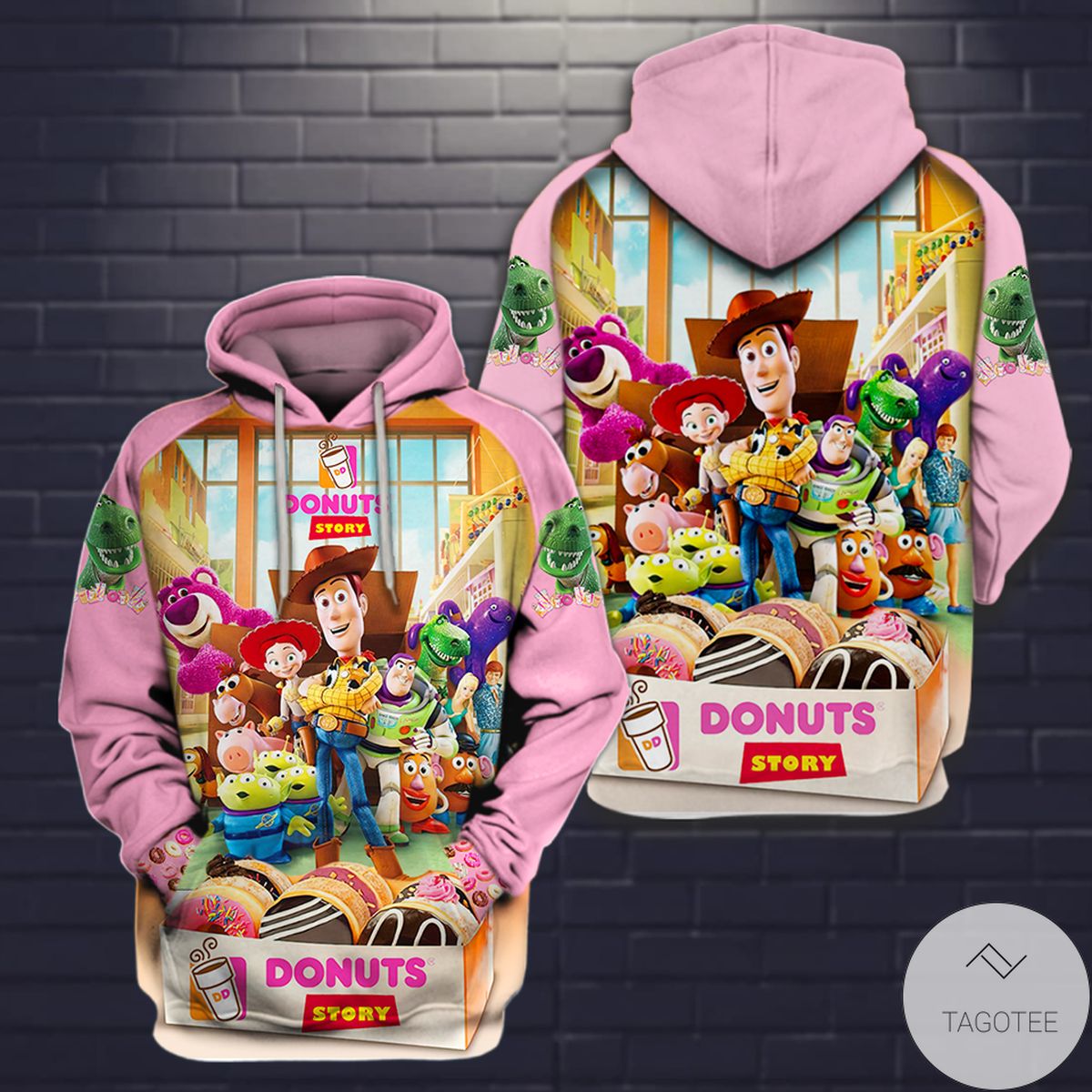 Toy Story Donut 3d Hoodie