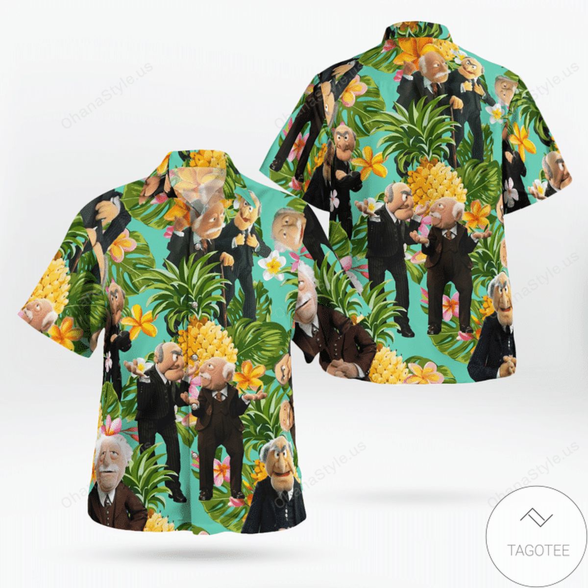 Tropical Statler And Waldorf Hawaiian Shirt