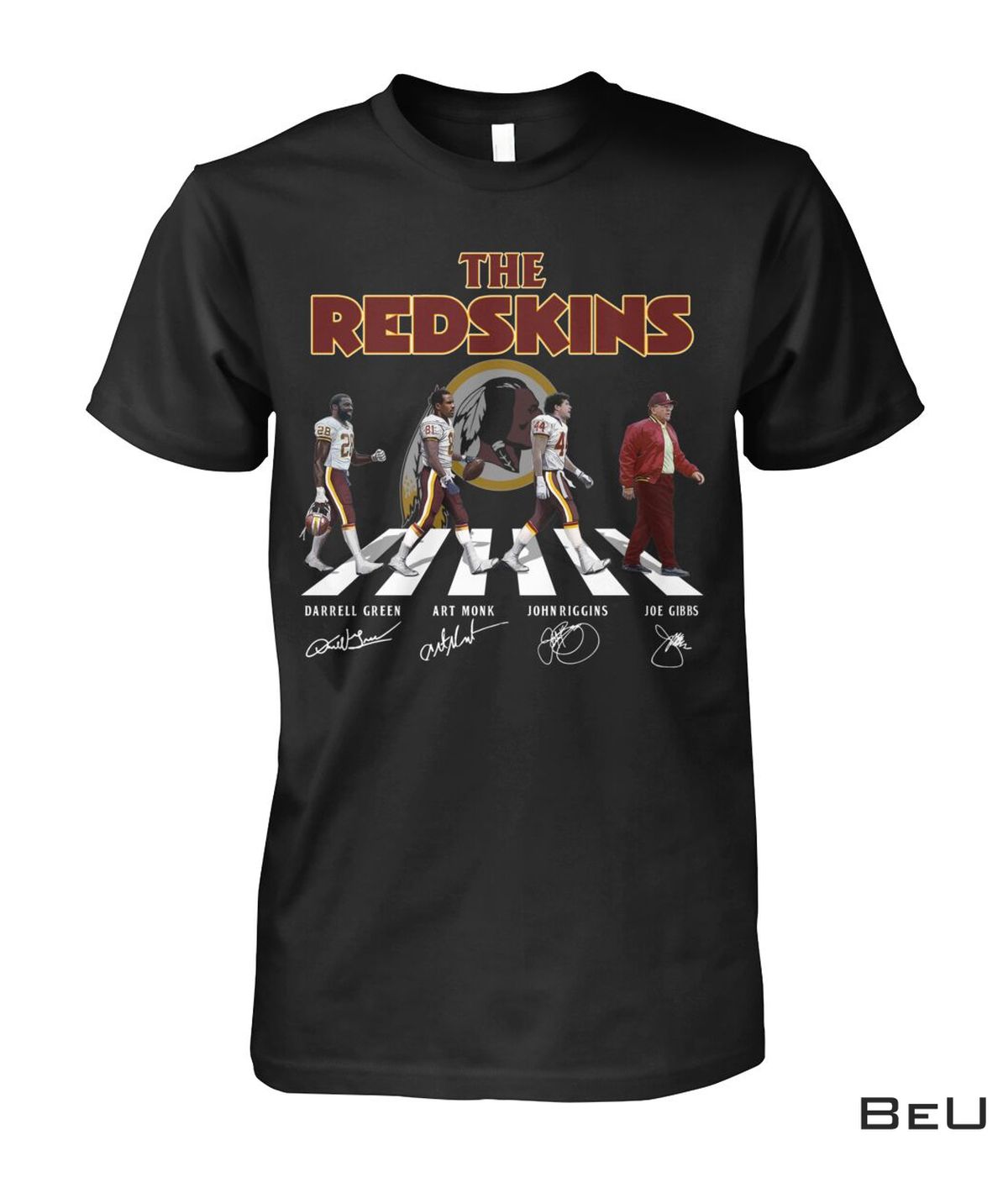 Washington Redskins The Beatles Abbey Road Walk Nfl Shirt