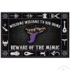 Welcome To Our Home Beware Of The Mimic Doormat