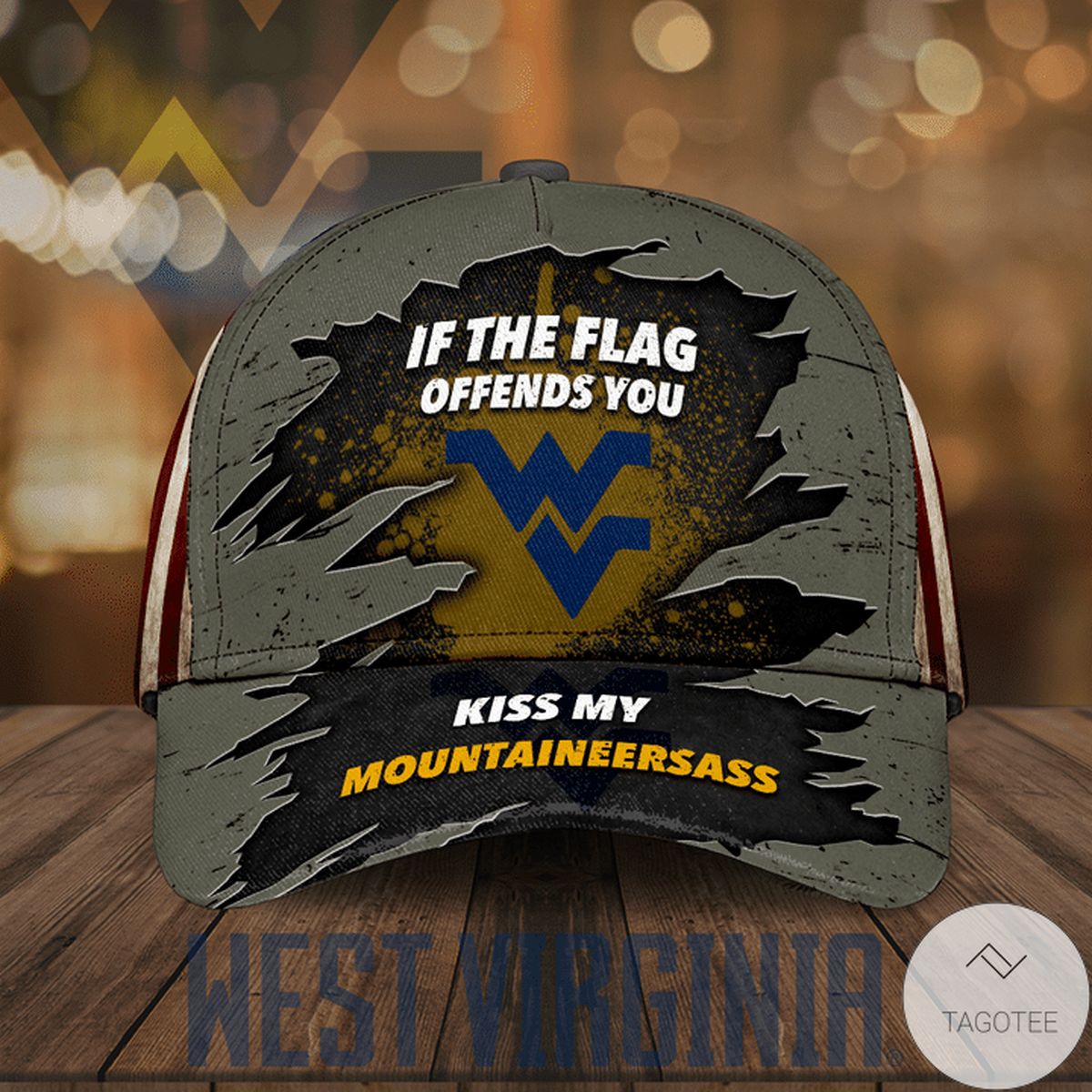 West Virginia Mountaineers If The Flag Offends You Cap