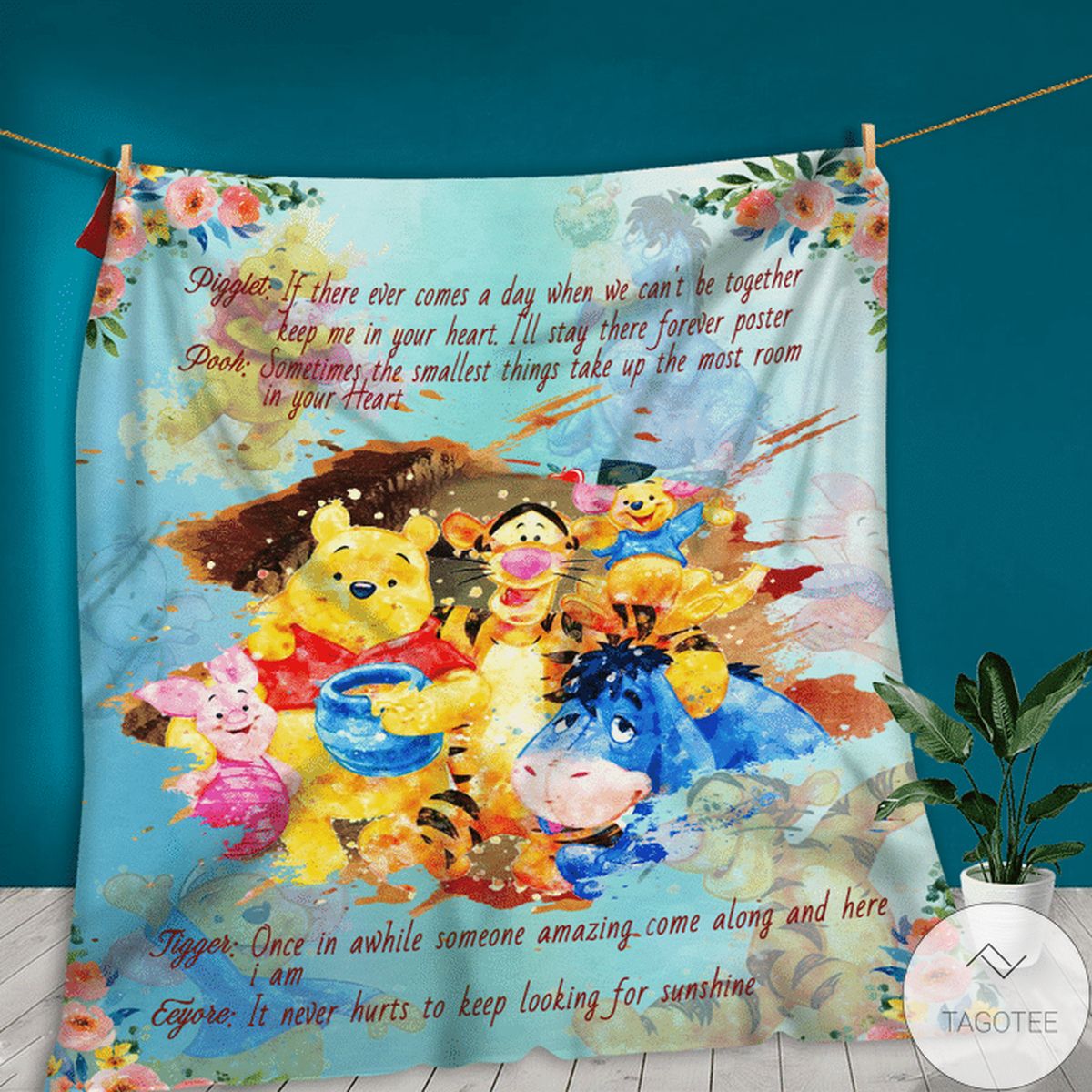 Winnie The Pooh We'll Be Friends Forever Blanket