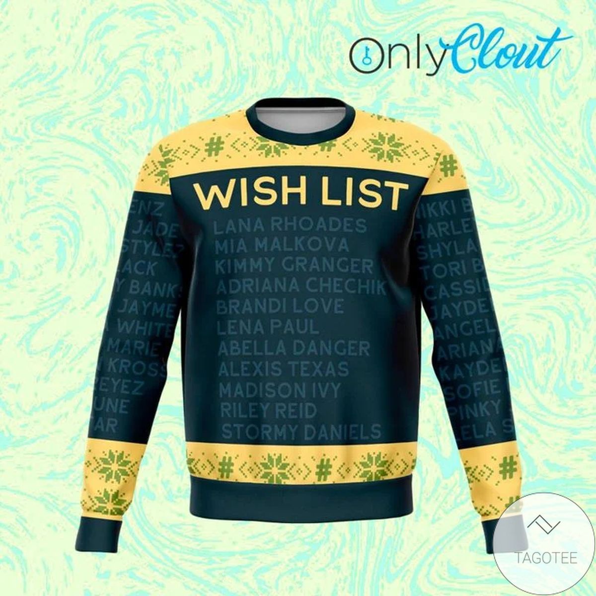 Wish List Funny Ugly Christmas Sweater