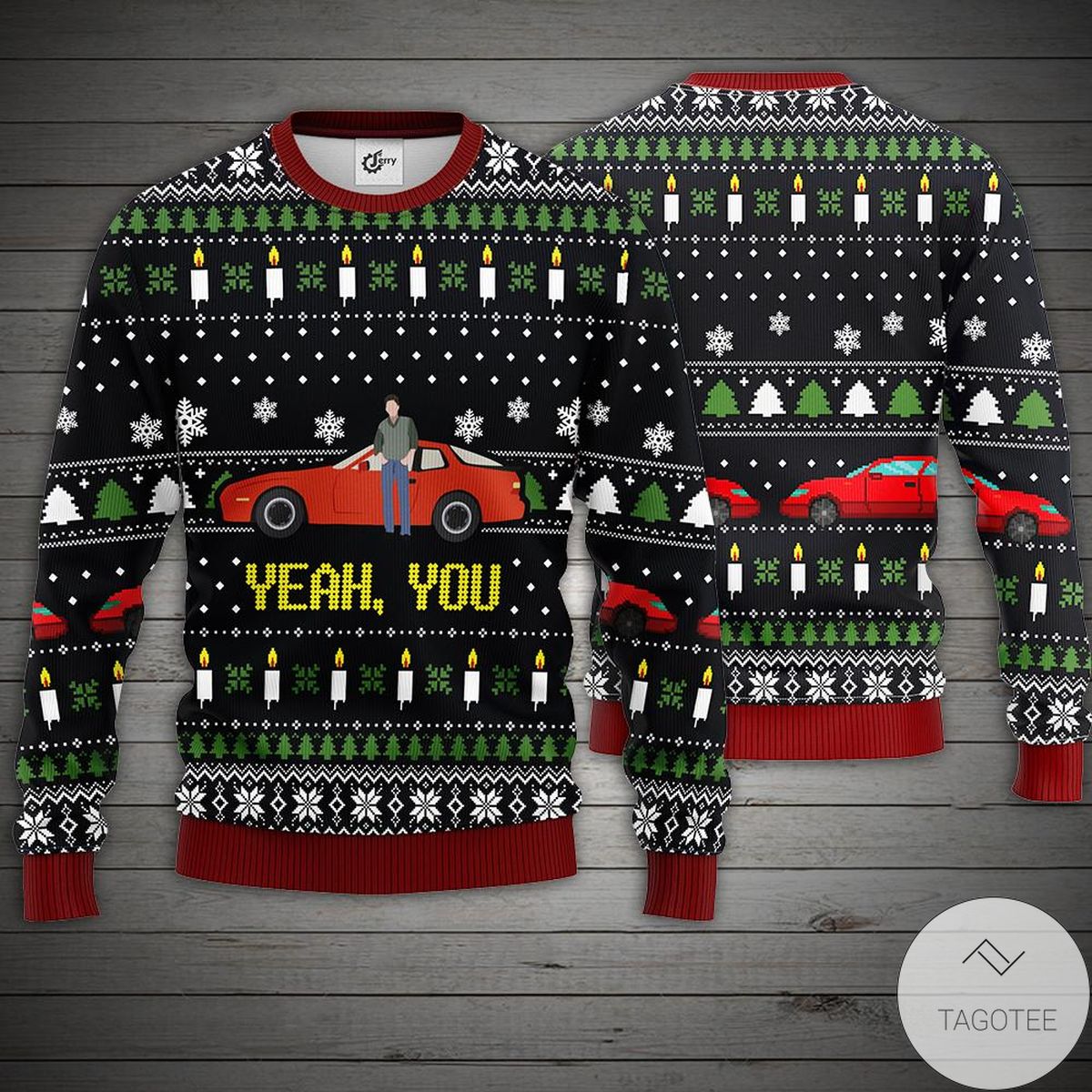 Yeah You Dating Night Theme Ugly Christmas Sweater