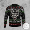 Awesome Wolf Ugly Christmas Sweater