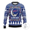 Buffalo Bills Grateful Dead Ugly Christmas Sweater
