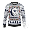 Dallas Cowboys Grateful Dead Ugly Christmas Sweater