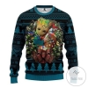 Jacksonville Jaguars Groot Hug Ugly Christmas Sweater