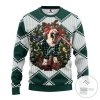 Michigan State Spartans Pug Dog Ugly Christmas Sweater