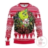 Mlb Los Angeles Angels Grinch Hug Ugly Christmas Sweater