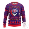 Montreal Canadiens Grateful Dead For Unisex Ugly Christmas Sweater