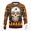 Nfl Washington Redskins Skull Flower Ugly Christmas Sweater