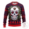 Nhl Florida Panthers Skull Flower Ugly Christmas Sweater