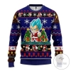 Vegeta Blue Anime Dragon Ball For Unisex Ugly Christmas Sweater